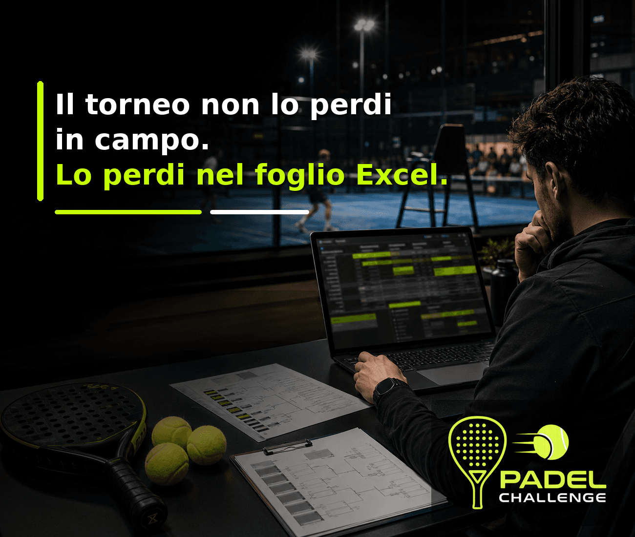 Il torneo non lo perdi in campo. Lo perdi nel foglio Excel.