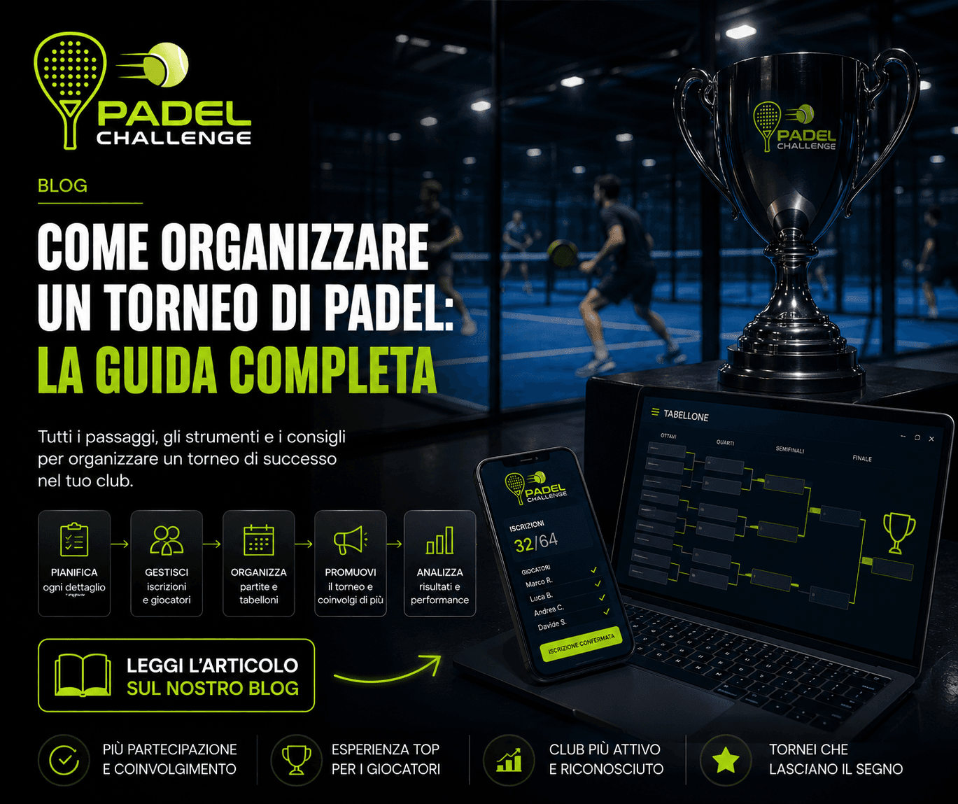 Come organizzare un torneo di padel: la guida completa