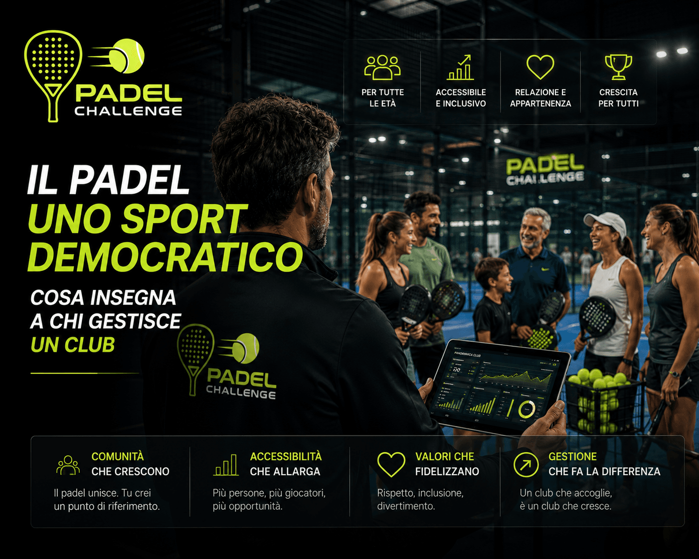 "Uno sport democratico": l'intuizione di Alessandro Lupi e cosa insegna a chi gestisce un club